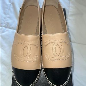 Chanel espadrille flats